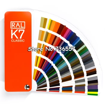 Vokietija RAL K7 tarptautinė standartinė spalva kortelės raulis - dažų dangos spalvų kortelės, Dovanų Dėžutės