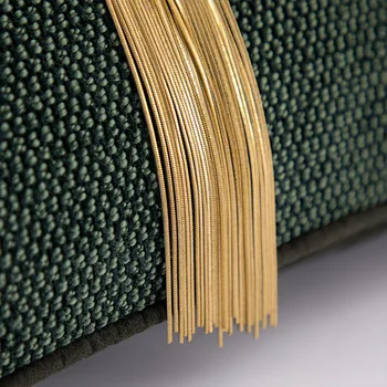 45x45/50x30cm mordern prabanga tamsiai žalios spalvos pagalvėlė padengti užvalkalas sofa-dekoratyvinis juoda kutas pagalvę padengti atlošas