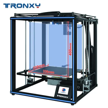 Tronxy 3D Spausdintuvas X5SA PRO Dvigubos Ašies Vadovas Geležinkelių Titan Ekstruderiu Spausdintuvo Atnaujinti elektros Energijos tiekimo sutrikimas Didelio tikslumo imptesora 3d ducker