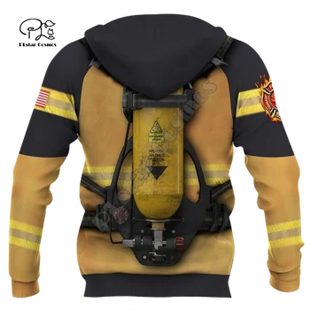 Vyrų, moterų Ugniagesiai JAV Vėliava Spausdinti 3d hoodies gaisrininkai Megztiniai striukė su užtrauktuku Unisex ilgomis rankovėmis Megztinis kailis tracksuit