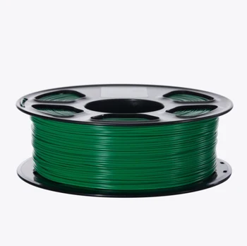 PLA Gijų 3D spausdintuvas 1.75 mm, 3D Spausdintuvai, 1kg(2.2 lbs) +/- 0.02 mm, Žalios spalvos