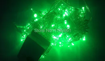 Nemokamas Pristatymas RGB Kalėdų LED String Žibintai 10M 110V, 220V 100leds Lauko apšvietimas, apdaila
