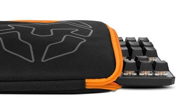 KROM Žaidimų K-Bag, lengvos ir patvarios medžiagos klaviatūra, reguliuojamas įvairių klaviatūros, 490x210x30mm