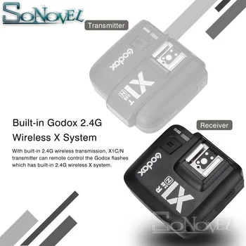 Godox X1N 2.4 GHz, i-TTL Blykstės Belaidis Siųstuvas W/Imtuvas Sukelti Rinkinys, Skirtas 