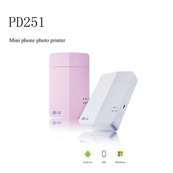 PD251 mobiliojo telefono foto spausdintuvas kišenėje mini inkless 