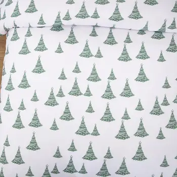 Kalėdų Medis, Patalynės Komplektas, Žalios spalvos Antklode Padengti Karalienė Dydžių Vienas Dvivietis Double King Size Namų Tekstilės 3pcs Dropship