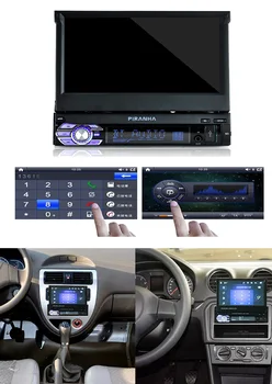1 DIN 7 colių Automobilio Stereo Radijo Garso MP5 Grotuvas Bluetooth/USB/TF/Aux/jutiklinis ekranas Auto-radijo kasečių grotuvas Veidrodis Nuorodą