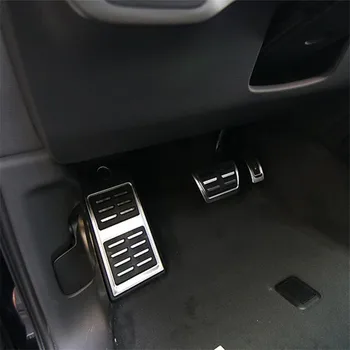 Nemokamas pristatymas Automobilio stiliaus nerūdijančio plieno Sporto Kuro Stabdžių Kojoms Pedalo padengti atveju Audi Q7 SQ7 Q8 Cayenne,auto priedai
