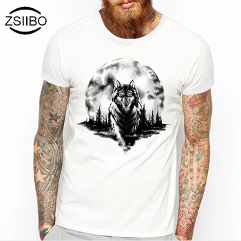 ZSIIBO TX117 2016 Kaukolė Gyvūnų Pelėda spausdinimo dizaino mados trumpas muzikos DJ katė spausdinti Juokinga t-shirt vyrai viršūnės