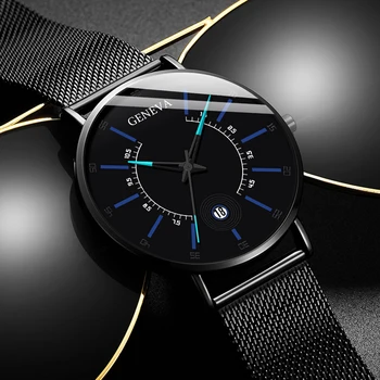 Relogio Masculino 2020 Mados vyriški Verslo Minimalistinio Laikrodžiai Ultra Plonas Nerūdijančio Plieno Tinklelio Juostos Kvarcinis Analoginis Žiūrėti reloj