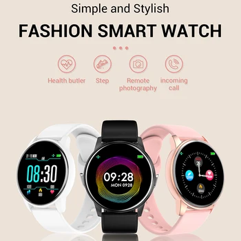 LIGE Smart Watch Moterys Vyrai Visiškai Jutiklinis Spalvotas Ekranas Kraujo Spaudimas, Širdies ritmo Monitorius Smartwatch Sporto Žiūrėti Žadintuvas Priminimas