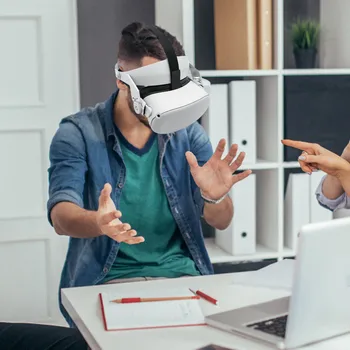 VR Galvos Dirželis Oculus Quest 2 VR Šalmas Diržas Reguliuojamas Lankelis Galvos Sumažinto Slėgio Tvirtinimo Dirželis Quest2 VR Priedai
