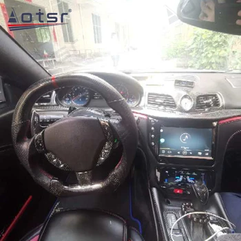 Android 9.0 LCD Jutiklinio Ekrano Oro Kondicionierius, Ekrane Maserati GT GTS GF MC 2007 - 2017 Automobilio Radijo daugialypės terpės Grotuvas, Stereo GPS