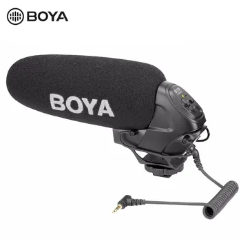 BOYA BY-BM3031 Mikrofonas Supercardioid Kondensatoriaus Interviu Capacitive Mic Kamera Vaizdo Mic Canon Nikon Sony DSLR Kamera