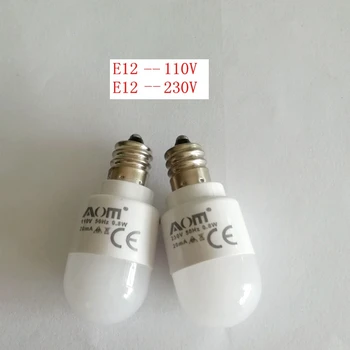 5VNT LED Lemputes Dainininkas Namų Siuvimo Mašina 0.8 W 230 V Stumti Tipas LED-BA15D110V E12 E14 B15
