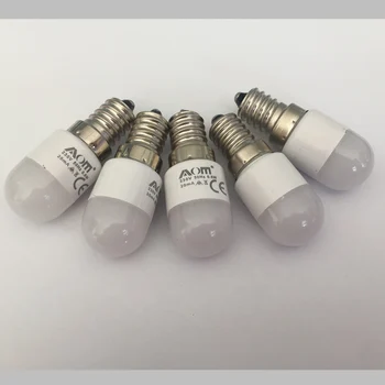 5VNT LED Lemputes Dainininkas Namų Siuvimo Mašina 0.8 W 230 V Stumti Tipas LED-BA15D110V E12 E14 B15