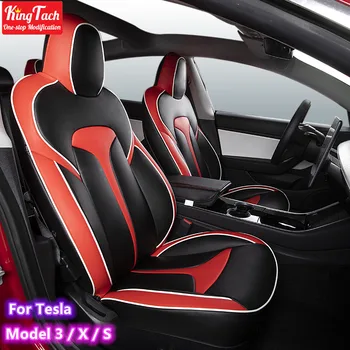 Nappa aukščiausios kokybės Odos Sėdynės Apima Tesla Model 3 X S Pusę Supa Automobilio Sėdynės Raštas Inerior Priedai