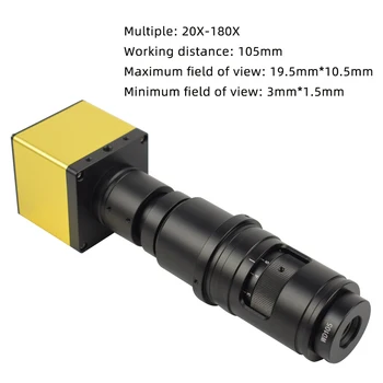 2020 Naujus Full HD 1080P 60FPS Pramonės Elektroninio Mikroskopo Vaizdo Matavimo HDMI Optinis didinamasis stiklas, Suvirinimo Remontas