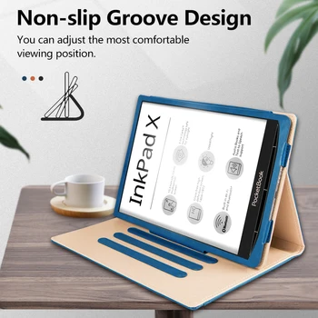 Prabanga Atveju Pocketbook InkPad X 2020 e-Reader Padengti Atveju su ranka laikiklis, skirtas Pocketbook InkPad X10.3