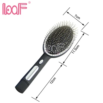 LOOF 1pc naujų Elektrinių Vibrative Gumos magnetas Plaukų priežiūros Masažo šepetys šukos PLAUKŲ/GALVOS odos BEAUT