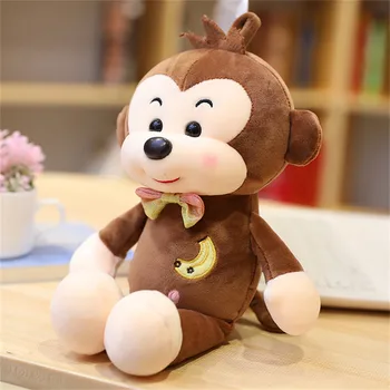 Naujas Atvykti 32cm Mielas Kawaii Beždžionė Lėlės Pliušinis Žaislas Minkšta Pagalvėlė Beždžionė Juokinga iškamša-Geriausia Dovana Vaikui Berniukas Draugei