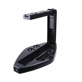 PS4 Priedai PS VR Akinių Laikiklis Dual Charging Dock for PS Move Controller Dualshock4 Kreiptuką PS4 Įkroviklis Žaidimo Disko Saugojimo