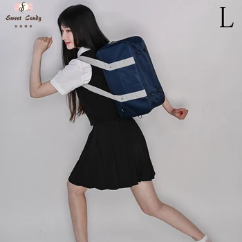 Japonijos Studentų Krepšiai JK Rankinėje Kelionės Krepšys Moterų Pečių Kuprinė Krepšiai vientisos Spalvos aukštųjų Mokyklų Studentams Bookbags krepšys