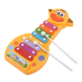 Naujas Žirafa Forma Kid Baby 8-Pastaba Kselofonu Muzikiniai Žaislai Kselofonu Išmintis Mušamųjų Muzikos Instrumentų Žaislai Vaikams