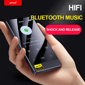Naujas Atvykimo Portable Bluetooth Mini MP3 HIFI Žaidėjas lossless Muzikos Grotuvas 2.4 colių Jutiklinis Ekranas Walkman Paramos OTG AIFF TF X3