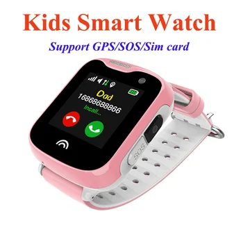 Vaikai smart žiūrėti IP68 vandeniui laikrodis GPS+LBS+WI-fi 