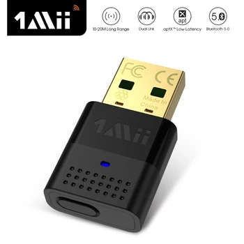 1Mii B10 USB Bluetooth Siųstuvą Garso 5.0 Aptx LL HD Garso Tvarkyklės Nemokamai Aux 