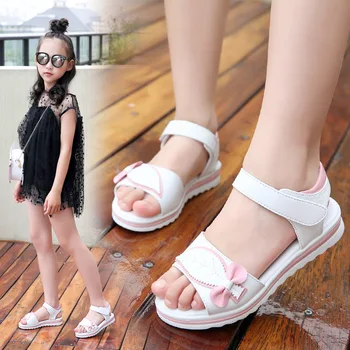 SLYXSH Merginos sandalai 2019 naujų studentų korėjos versija banga vasaros storio apačioje mažoji princesė minkšto dugno batai