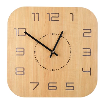 30*30 cm Aikštėje Tuščiaviduriai Išjungti Kabo Sieninis Laikrodis Modernus Dizainas Kambarį Apdaila Silent Sieninis Laikrodis Namų Kambarį Dekoro
