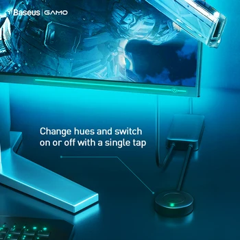 Baseus 5M LED Šviesos Juostelės RGB 5050 Lanksti LED Žaidimų Šviesos Juosta 12V Juostelės 