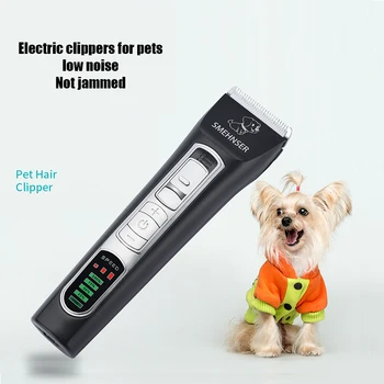 Profesionalus Šunų Plaukų Žirklės, Plaukų Clipper Naminių Kačių Plaukų Skustuvas Elektros Clipper Šunų Viliojimo LCD Ekranas Augintiniai Mažesne Mašina