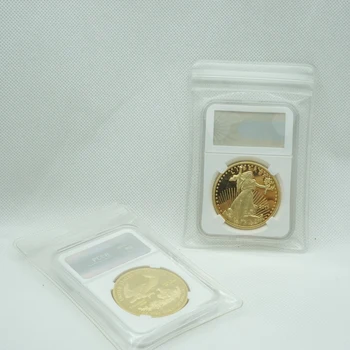 Su kopiją nemagnetiniai 1 Oz Auksą, Sidabrą, 2011 Amerikos Laisvės Erelis Monetos, Aukso Suvenyrų Su PCCB Atveju
