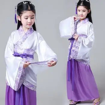 Kinijos Hanfu Vaikai Helovinas Pasakų Festivalis Kostiumas Vaikas Naujųjų Metų Cosplay Apranga Tradicinė Kinų Drabužiai Mergaitėms