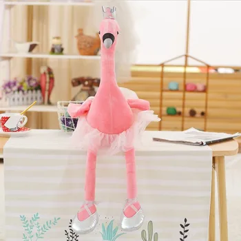 Mielas Swan & flamingo Pliušiniai Žaislai su karūna, Gyvūnų Pliušiniai Žaislai, vaikiški Žaislai, Žaislai, Namų Dekoro