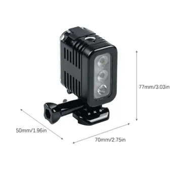30 Metrų po vandeniu Vandeniui Nardymo LED LED Šviesos Vietoje Lempa GoPro Hero 5 4 3+ 3 Sportas Kameros