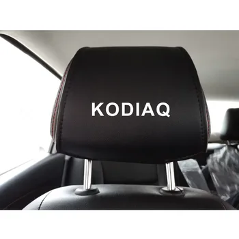 Automobilio Pagalvėlių Skoda Kodiaq Auto Kaklo Pagalvėlės Pagalvę Padengti Anti-Scratch Sėdynės Massager Trinkelėmis, Automobilių Reikmenys, Interjero