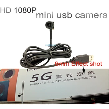 HD1080P Mini USB Kamera 3.6 MM/6 MM/8MM Objektyvas Pasirinktinai micro 2.0 MP USB Kameros Vaizdo Stebėjimo uv-C vaizdo Kamera mini Windows Fotoaparatas