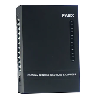 EXCELLTEL Telefono Mainų sistema, Mini PABX namų PBX MD208 2 PSTN 8 plėtiniai