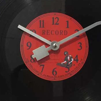 Europos Nostalgišką Retro Ultra-Quiet Laikrodis Vinilo Įrašas Asmenybės Sieninis Laikrodis Kavinė Baras Dekoratyvinis Sieninis Laikrodis