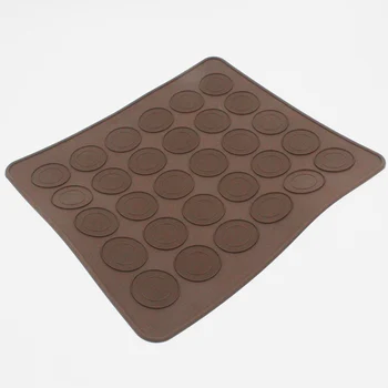 30 Skylių macarons formos keptuvės silikoninis kepimo kilimėlis skrudintuvai torto kepimo indai & keptuvės, kepimo įrankiai