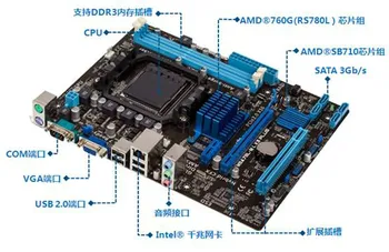 Naudoti, originalus Darbastalio plokštė už Asus M5A78L-M LX3 PLUS Integruota grafika DDR3 AM3+ mainboard