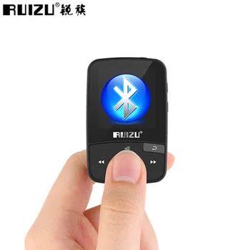 Ruizu Sporto Audio Mini Bluetooth, Mp3 Grotuvas, Muzikos Audio Mp 3, Mp-3 Su Skaitmeninio Radijo Hifi Hi-Fi Ekranas Fm Flac Usb 8Gb Lossless