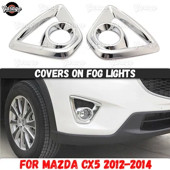 Apima rūko žibintai atveju Mazda CX-5-2017 ABS plastiko liejimo 1 set / 2 vnt automobilių apdailos stilius
