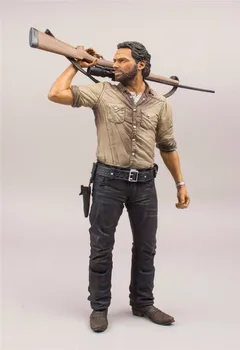 Naujas 23 cm Rick McFarland The Walking Dead TV PVC Veiksmų Skaičius JAV televizijos modelis žaislai, papuošalai kolekcines, dovanos berniukams draugais