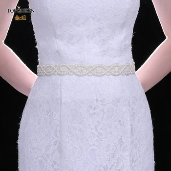 TOPQUEEN S353 Diržas Vestuvių Suknelė Pearl Diržus Moterims, Perlų Juostelė Oficialų Vakarą, Šaliai, Suknelės, Vestuvių Diržai ir Varčias