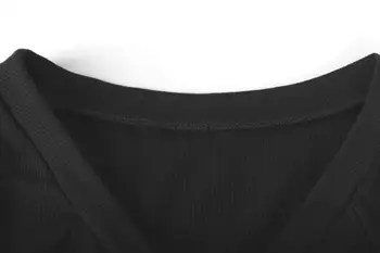 2019 Seksualus pasėlių viršuje klubo šalis nešioti V-Kaklo trumpi marškinėliai moterims mezgimo kryžiaus tvarstis midriff tee marškinėliai femme marškinėlius